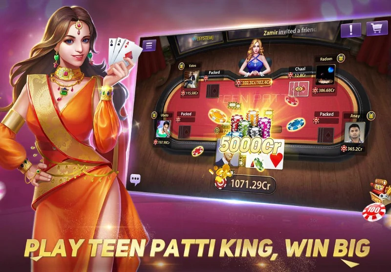 Game bài Teen Patti sẽ có nét tương đồng với trò chơi Poker